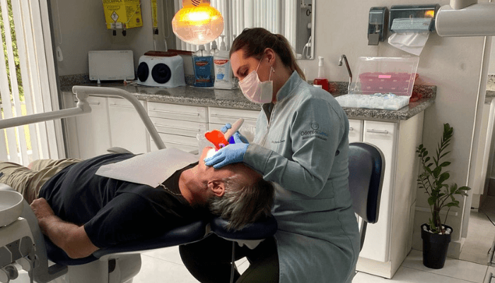 coroa sobre dente