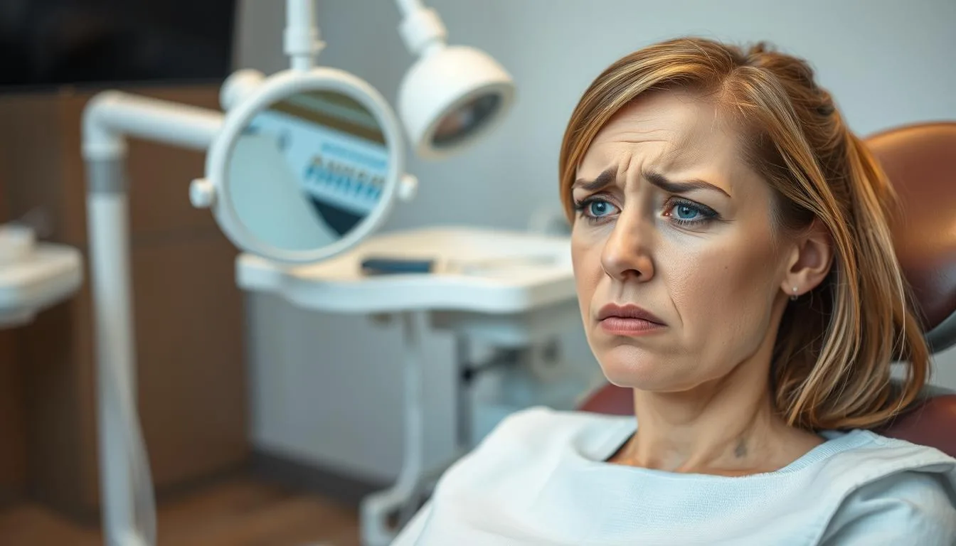 infecção dental urgente