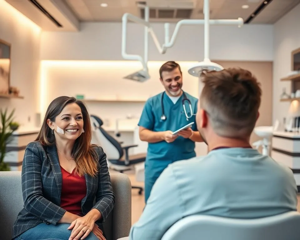 Dentista para dente quebrado
