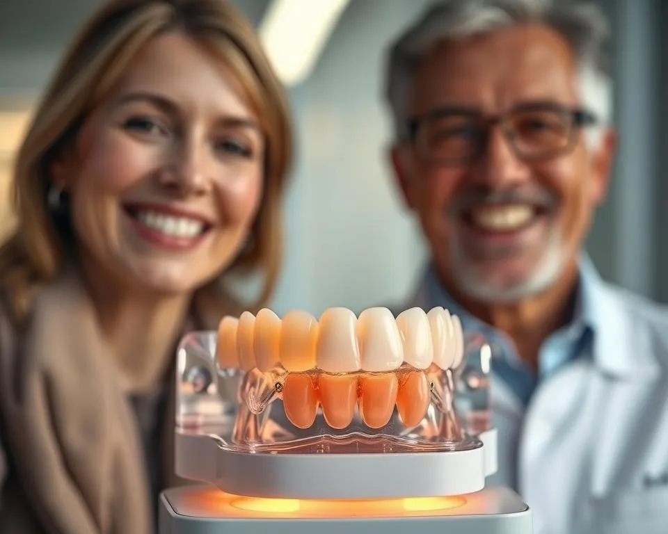 reconstrução do sorriso com overdenture